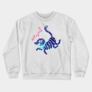 Blue Tiger Crewneck Sweatshirt